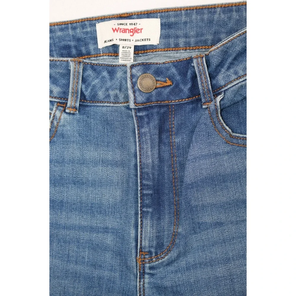 Wrangler Womens Jeans Blue Size 8 Hight Rise Bootcut Mid Wash Stretch